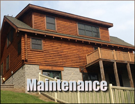  Ashland, Virginia Log Home Maintenance